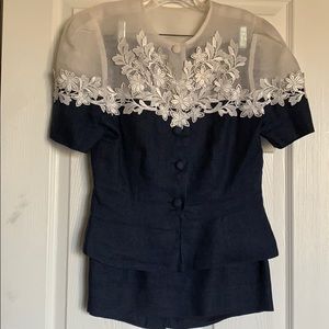 Suit - Vintage 1990s Linen by Nancy Johnson